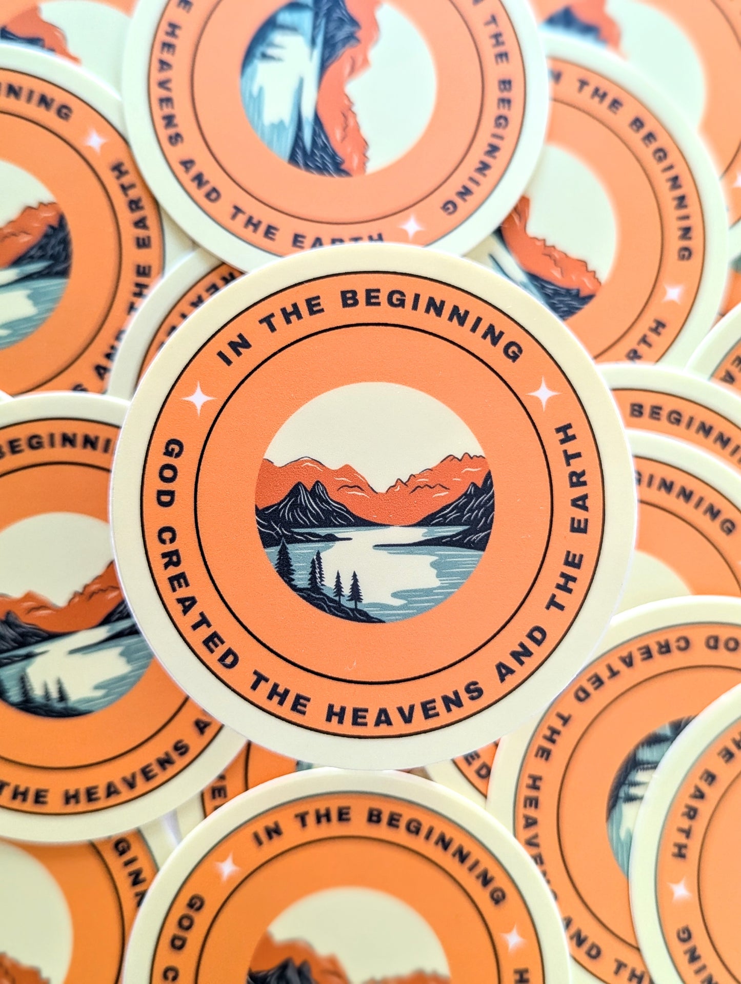 In The Beginning Sticker