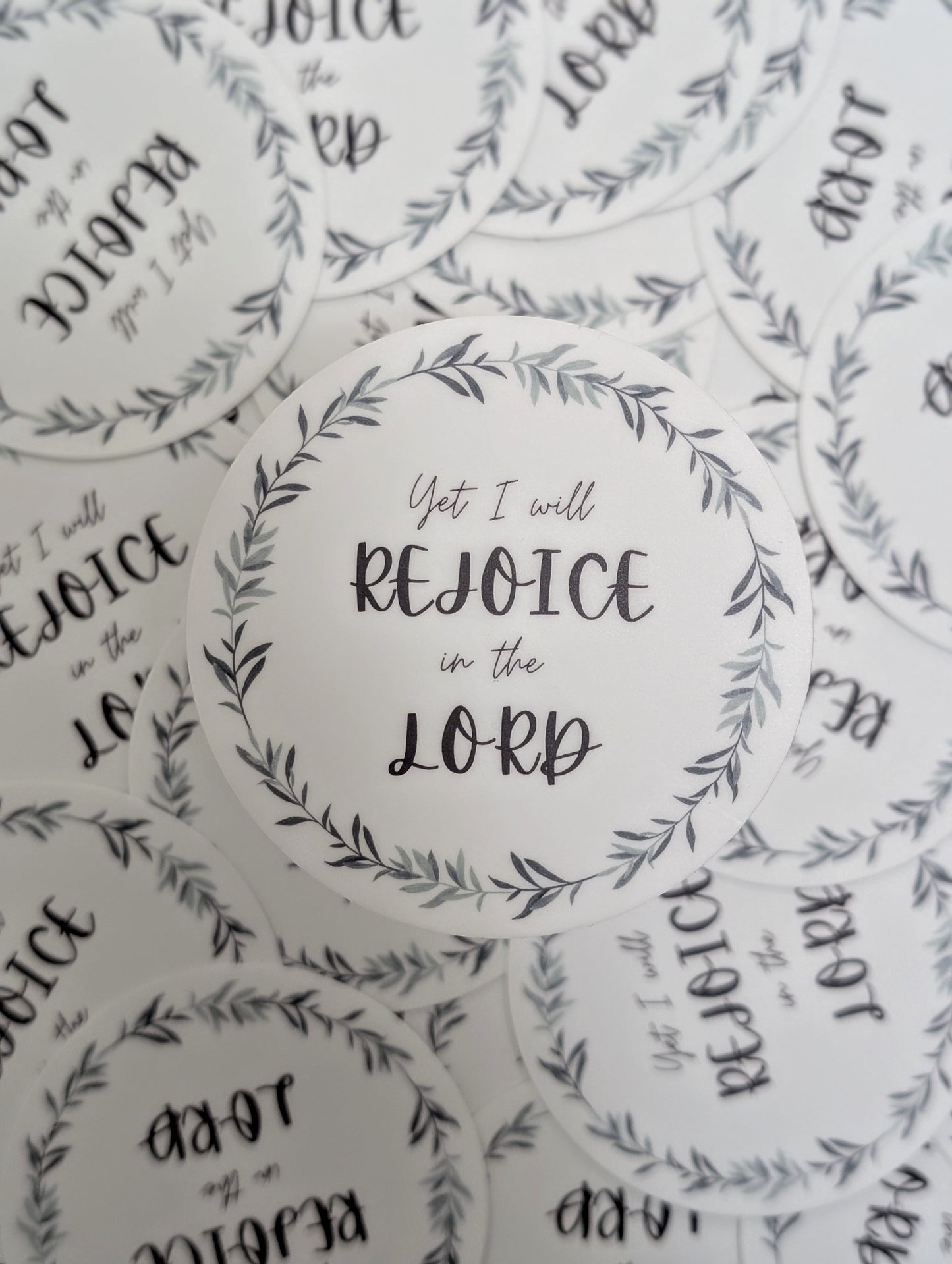 Yet I Will Rejoice Sticker