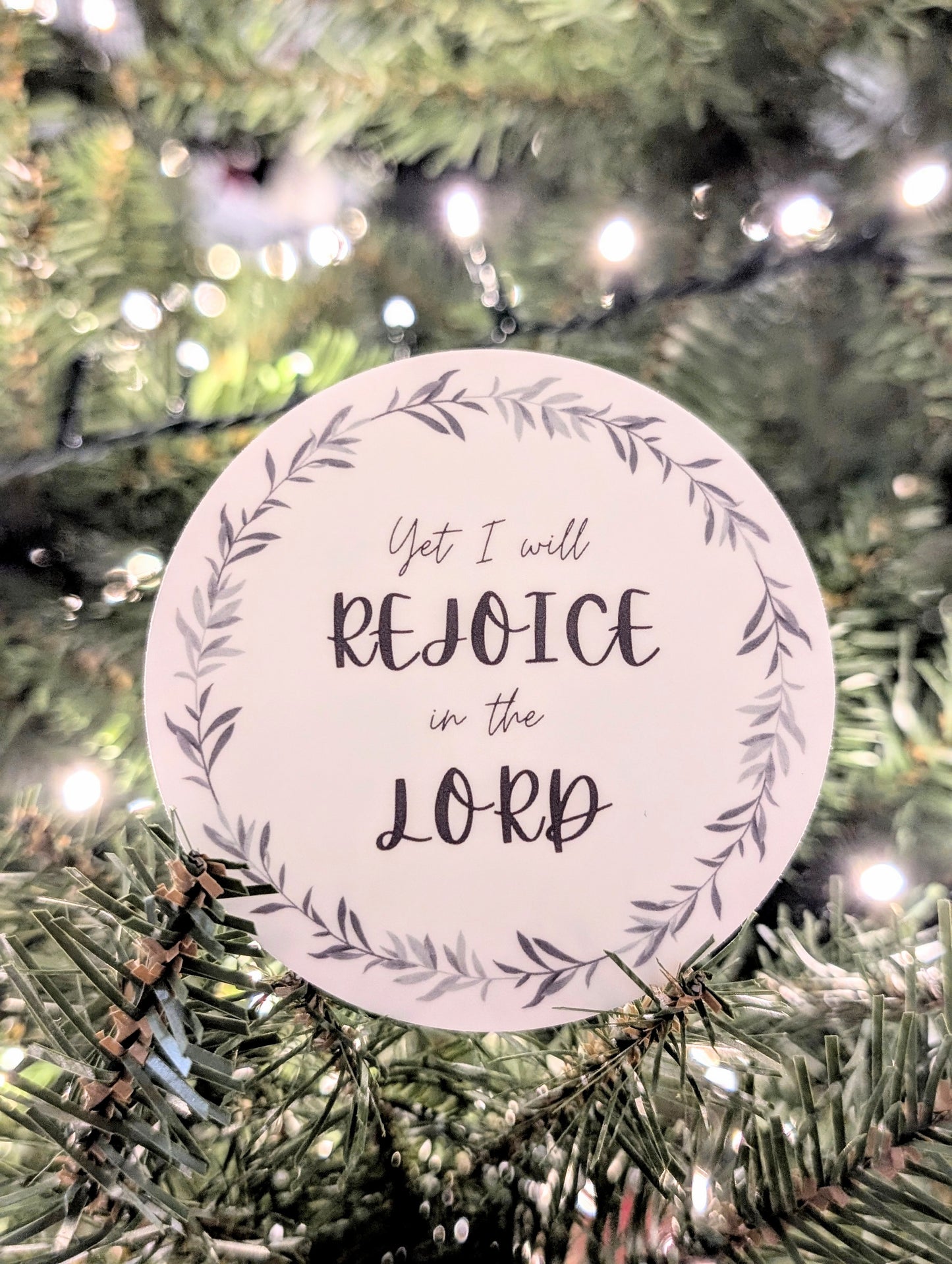 Yet I Will Rejoice Sticker