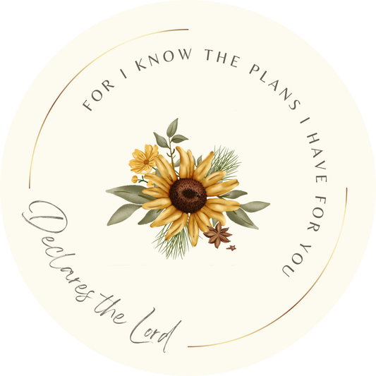 For I Know The Plans Sticker