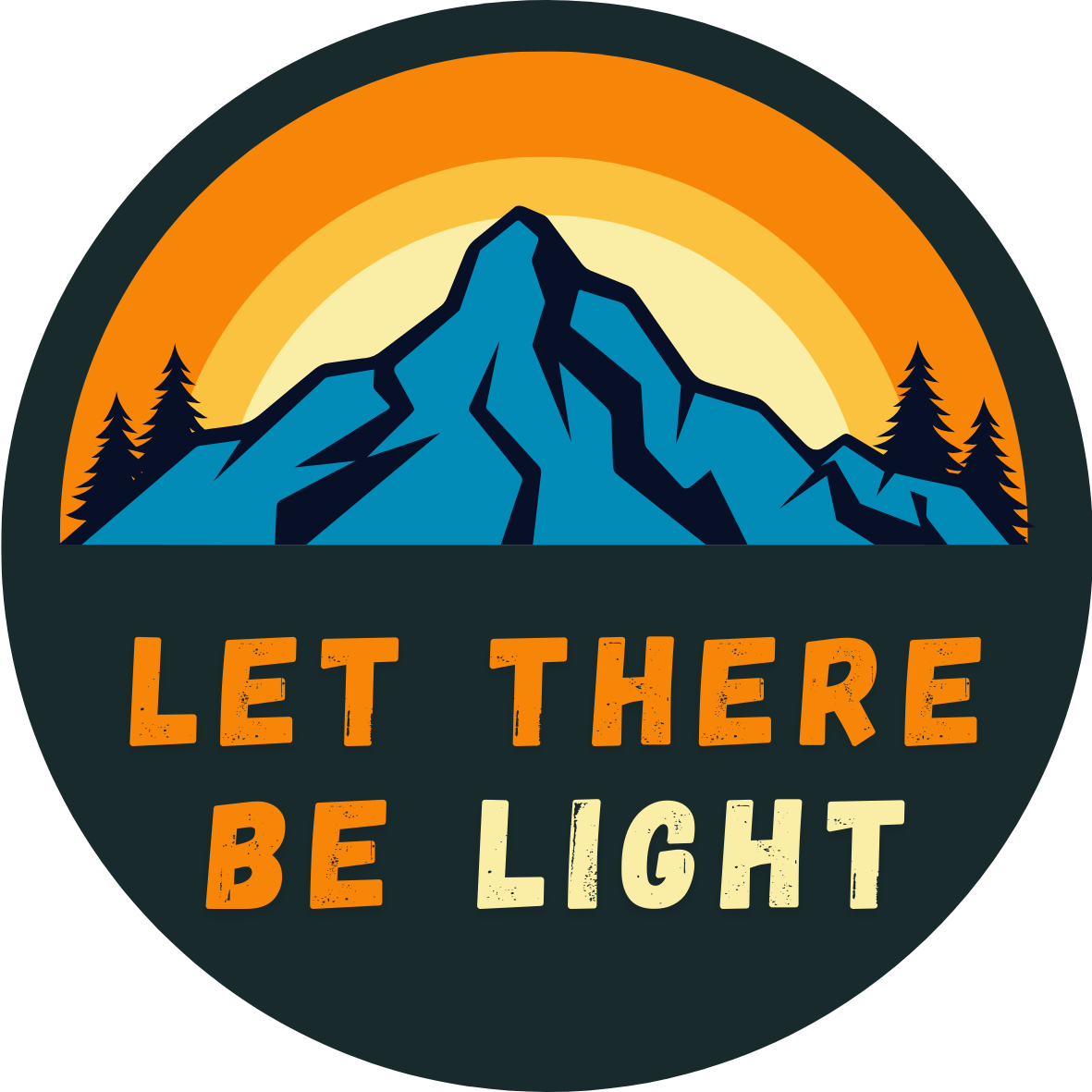 Let There Be Light Sticker